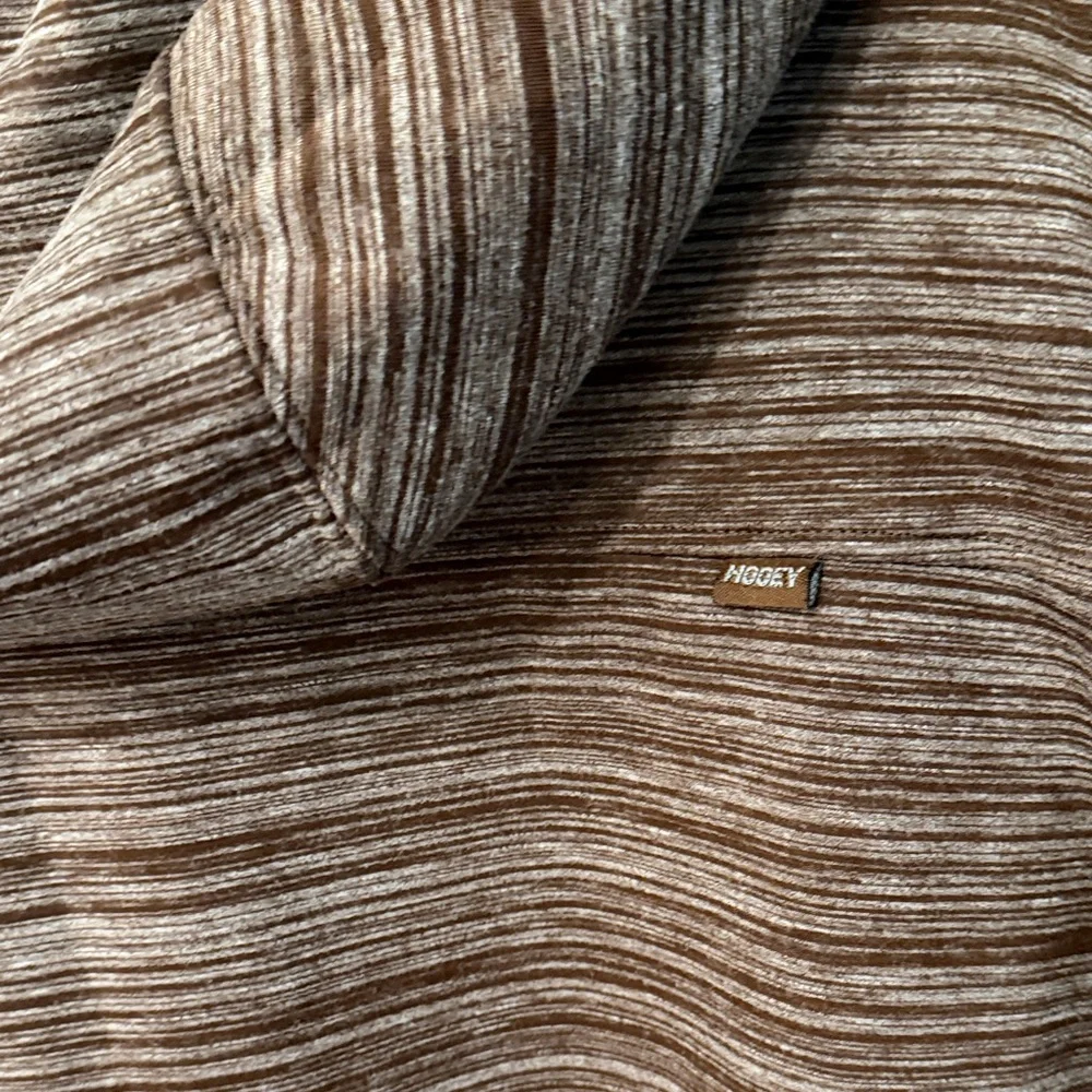 Hooey Striped Brown Hoodie for Men - Picture 4 of 5